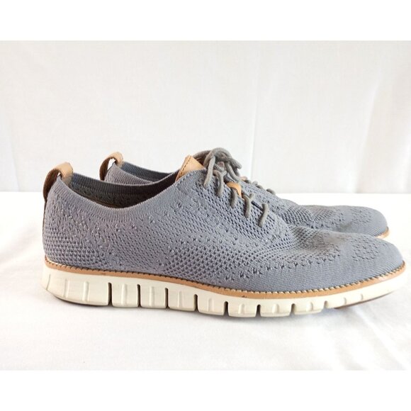 Cole Haan ZERØGRAND Stitchlite Oxford Ironstone Ivory Men’s Size 7 Great Cond - Picture 1 of 11